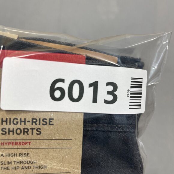 Levi's High‎ Rise Shorts Hypersoft 24 Cut Off Cheeky Distressed Women Gray NWT - Picture 12 of 12